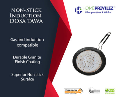 Non-Stick Induction (5-Layer Granite coated) DOSA TAWA