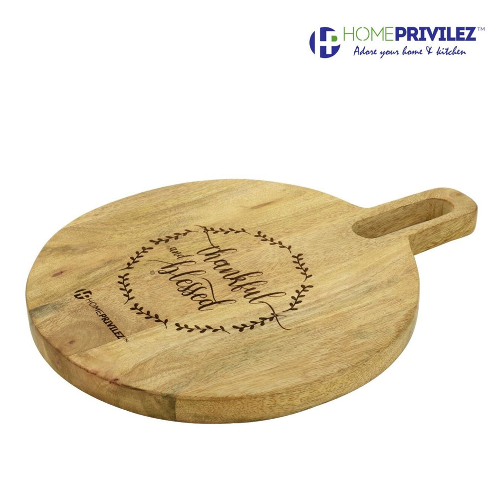 Round Wooden Chopping Board/ Cutting Board /Serving Board