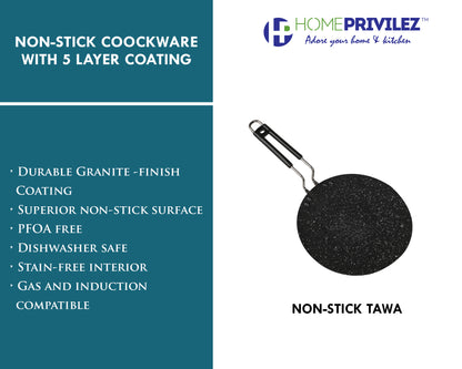 Non-Stick Induction (5-layer Granite coating) ROTI TAWA