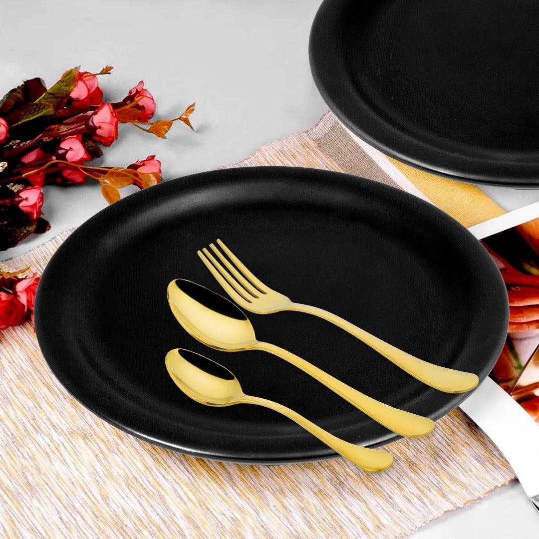 Aster Premium PVD Gold Stainless Steel Cutlery